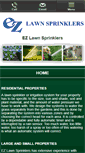 Mobile Screenshot of ezlawnsprinklers.ca